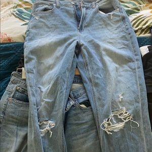 american eagle mom jean